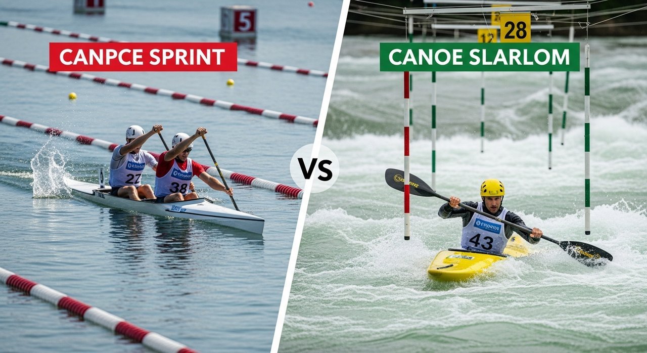 올림픽 카누 스프린트와 슬라럼 규칙 차이, 3분이면 완전 정복!