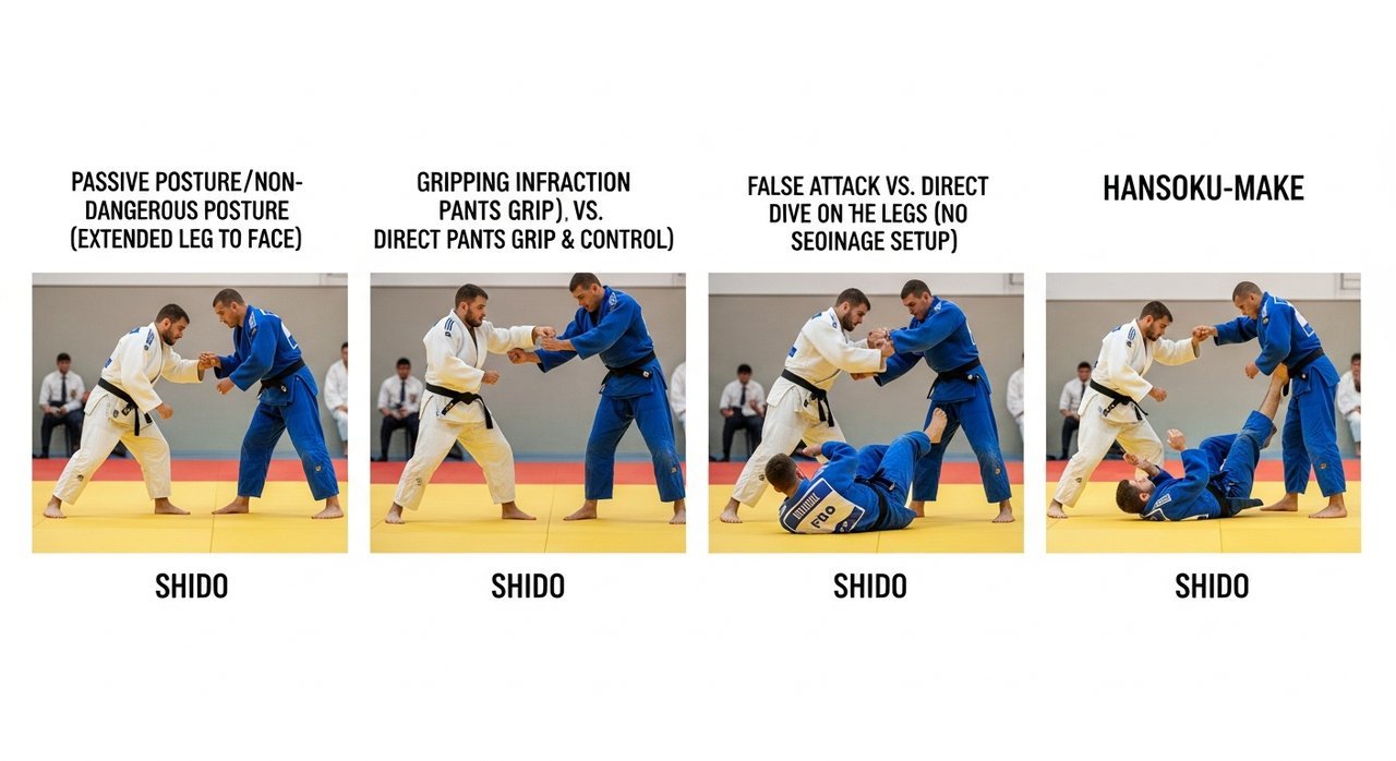 필수 지식! 유도 반칙 시도쿠와 한스쿠 차이 5가지로 정확히 정리